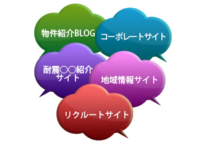 不動産コーポレートサイト、物件情報ブログ、耐震・・紹介サイト